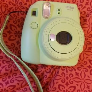 Instax Mini 9 Polorid Camera W/ Gray Carrying Case